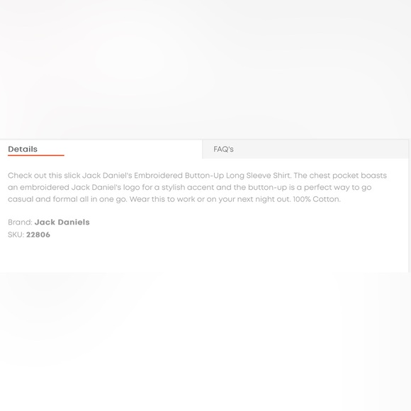 New Wot Jack Daniel’s Button Up Cowboy Style Size Medium. - Picture 3 of 10